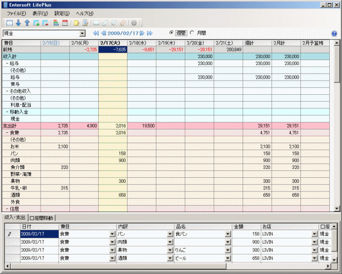 内訳をすべて表示