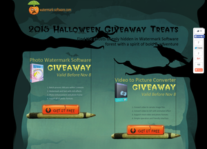 Watermark Software ハロウィーンキャンペーンサイト