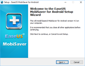 EaseUS Mobisaver for Android セットアップ