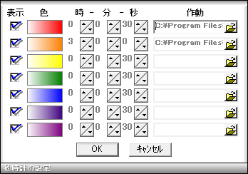 設定