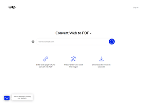 Web2PDF