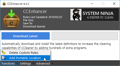 Functions - Add Portable Location