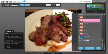 OPTPiX WebFree のスクリーンショット