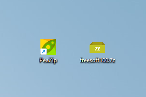 PeaZip のサムネイル