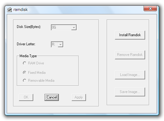 Ramdiskのインストール