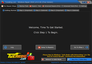 Tweaking.com - Windows Repair