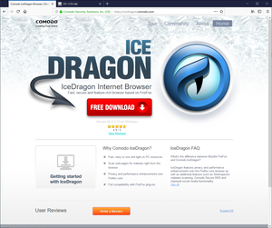 Comodo IceDragon のスクリーンショット