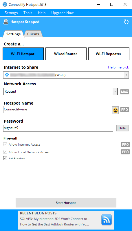 Connectify Hotspot