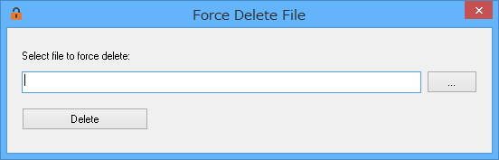 Force Delete File