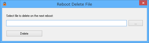 Reboot Delete File