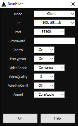 クライアントモードの設定