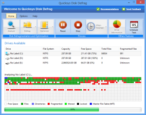 Quicksys Disk Defrag