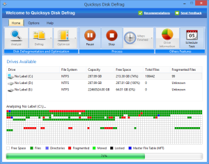 Quicksys Disk Defrag Portable