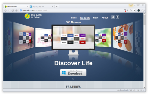 360 Browser のスクリーンショット