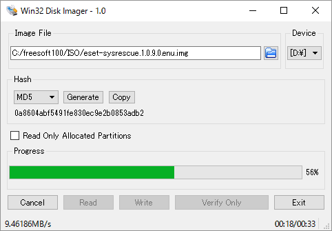 Win32 Disk Imager