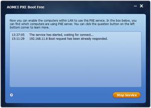 AOMEI PXE Boot Tool