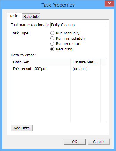 Task Properties（タスクのプロパティ）