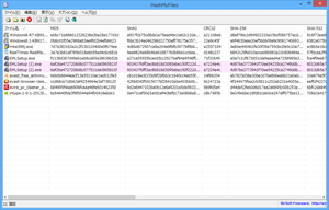 HashMyFiles