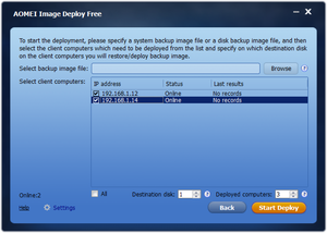 AOMEI Image Deploy Free