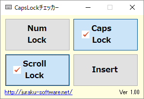 CapsLockチェッカー のサムネイル