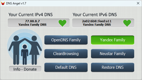 Yandex Family DNS