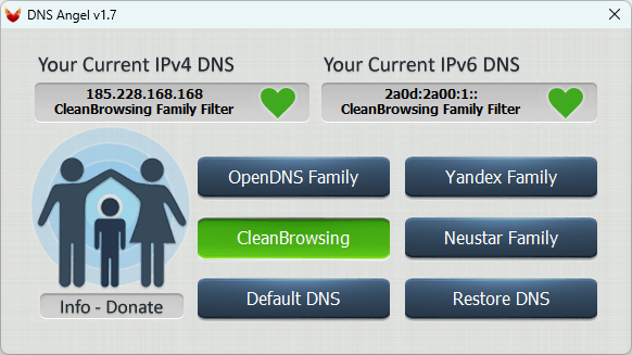 CleanBrowsing Family Filter