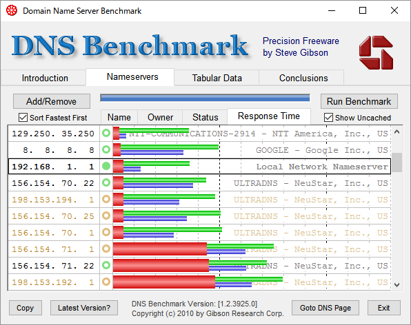 DNS Benchmark のサムネイル