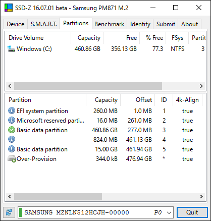 Partitions