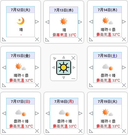 お天気ぼーど のサムネイル