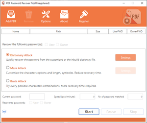 PDF Password Recover Pro