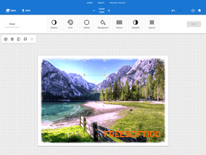 Online Photo Editor のスクリーンショット