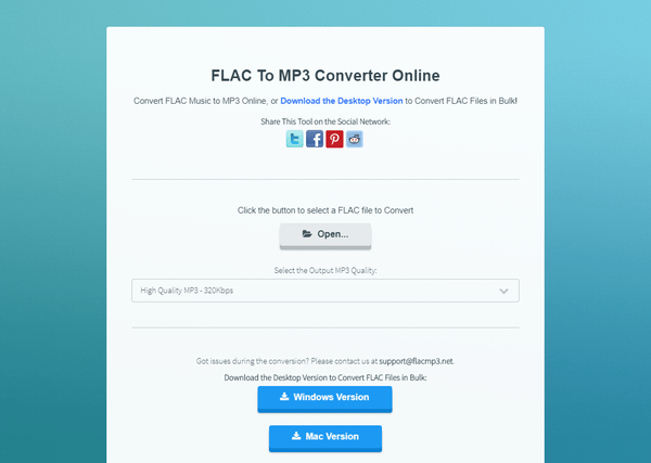 FLAC To MP3 Converter Online - トップページ