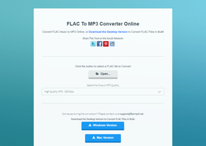 FLAC To MP3 Converter Online