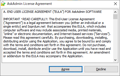 EULA（エンドユーザーライセンス規約）