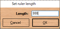 定規の長さを変更