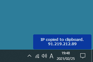 Copy Public IP