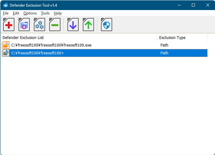 Defender Exclusion Tool のサムネイル