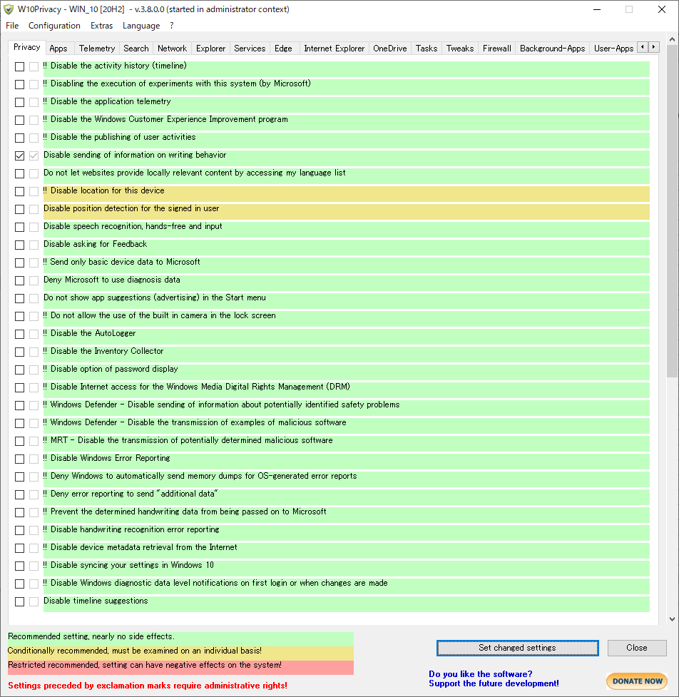 W10Privacy のサムネイル