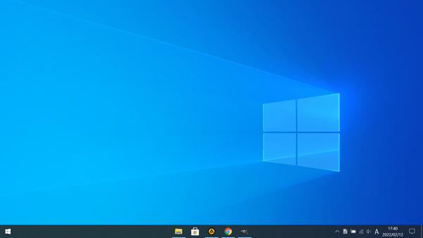 CenterTaskbar - 実行後