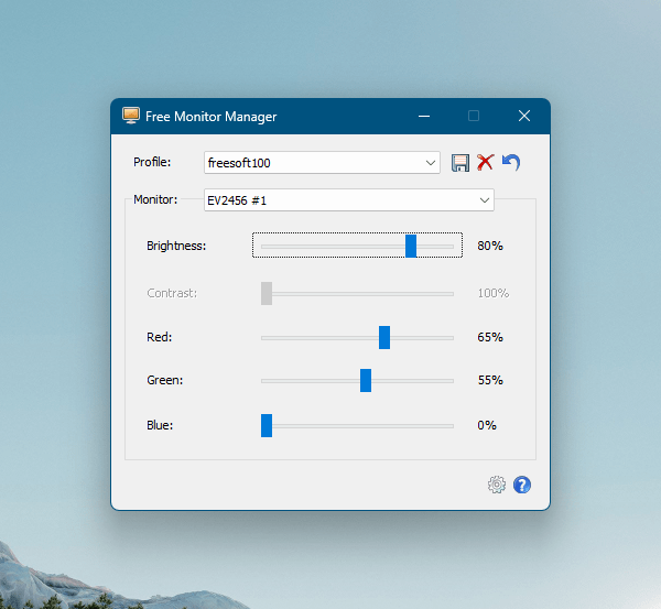 Free Monitor Manager