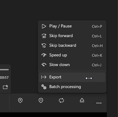 TXT/CSV へエクスポート