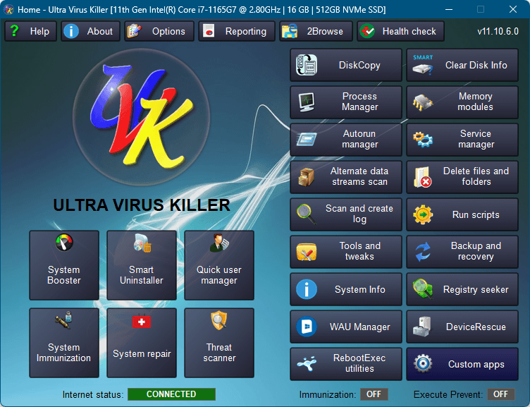 UVK - Ultra Virus Killer