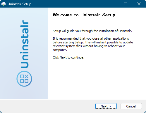 Uninstalr - メイン画面