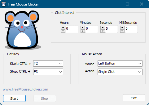 Free Mouse Clicker